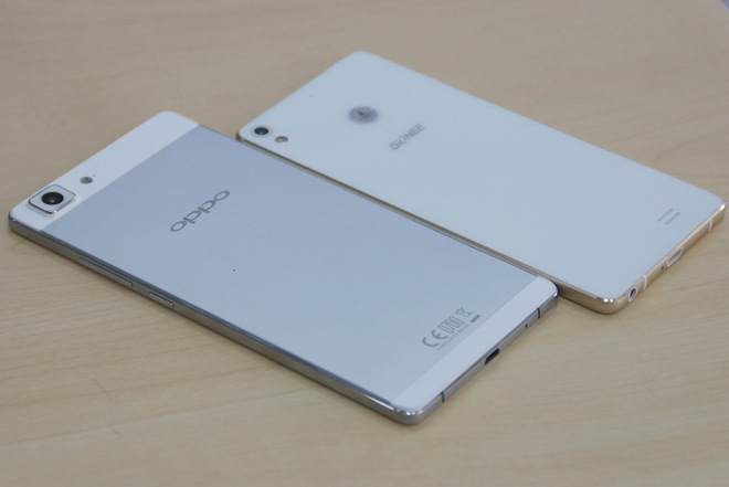 Oppo r5 vs Gionee S5.1